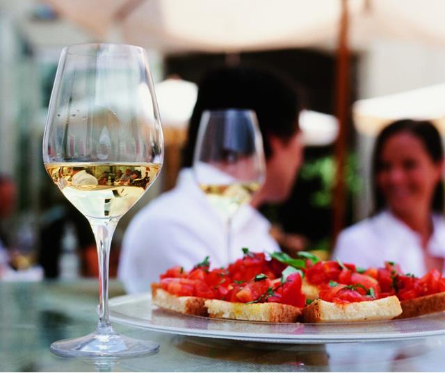 Aperitif mit Bruschette