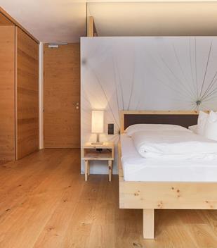 Room Garden with Double Bed and Bed Couch