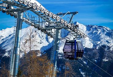 The new ropeway to Rosskopf