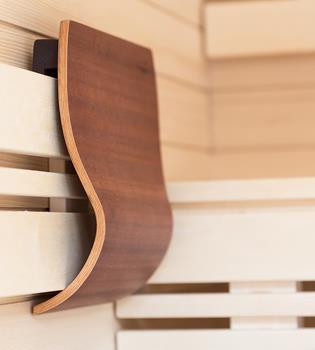 Detail inside the Sauna