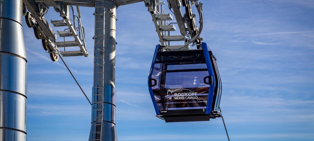 The new ropeway to Rosskopf