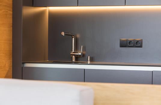 Küchenzeile mit Waschbecken - Apartsuite