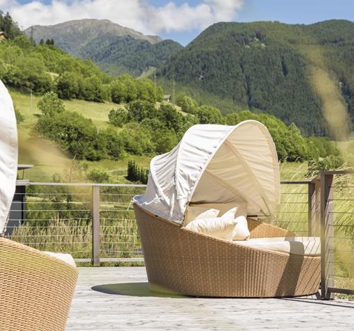 Loungers on the Rooftop Terrace