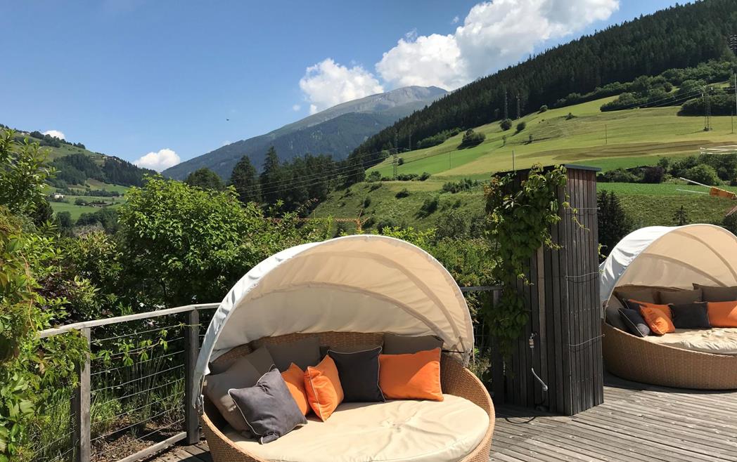 Auf der Rooftop-Terrasse